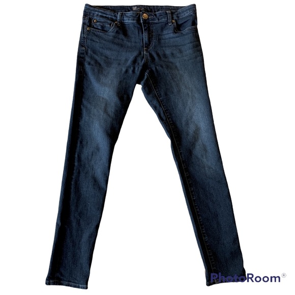 Kut from the Kloth jeans dark wash skinny jeans stretch jeans midrise size 10 - Picture 1 of 5
